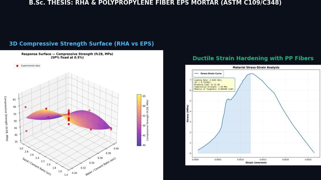 Lightweight Ferrocement Mortar (FYP Thesis)