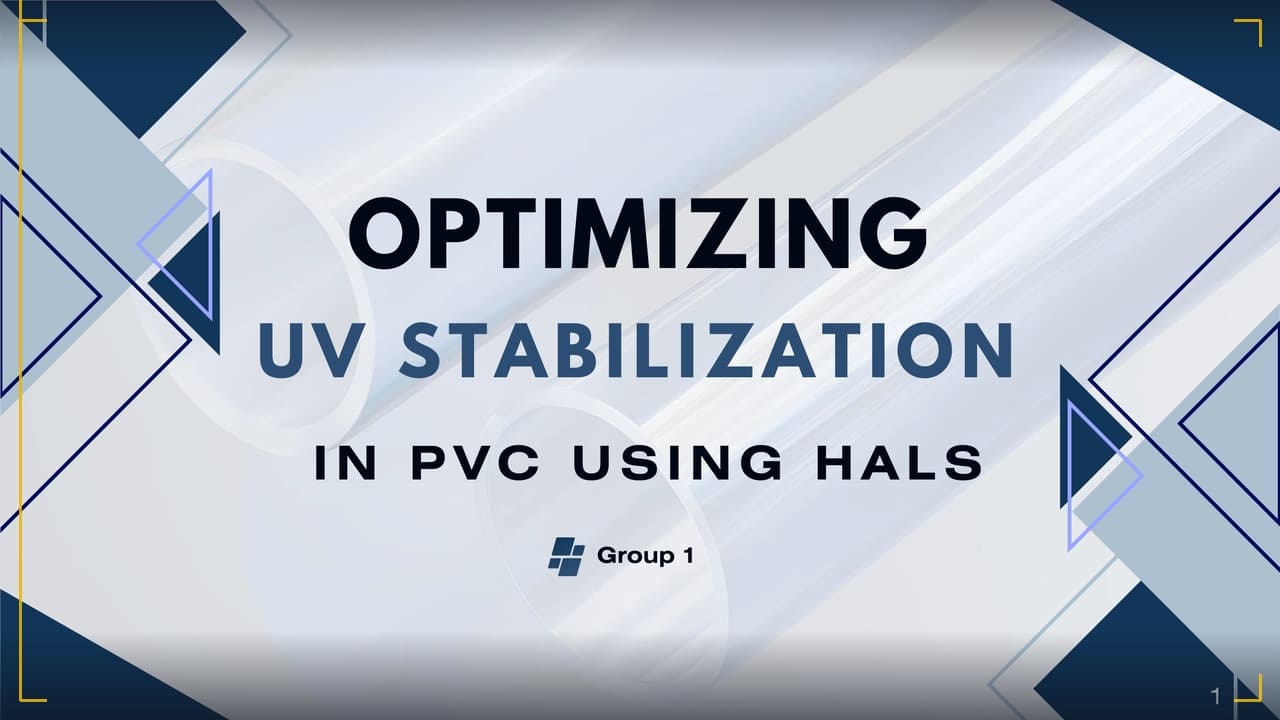 Kinetics of PVC UV Stabilization