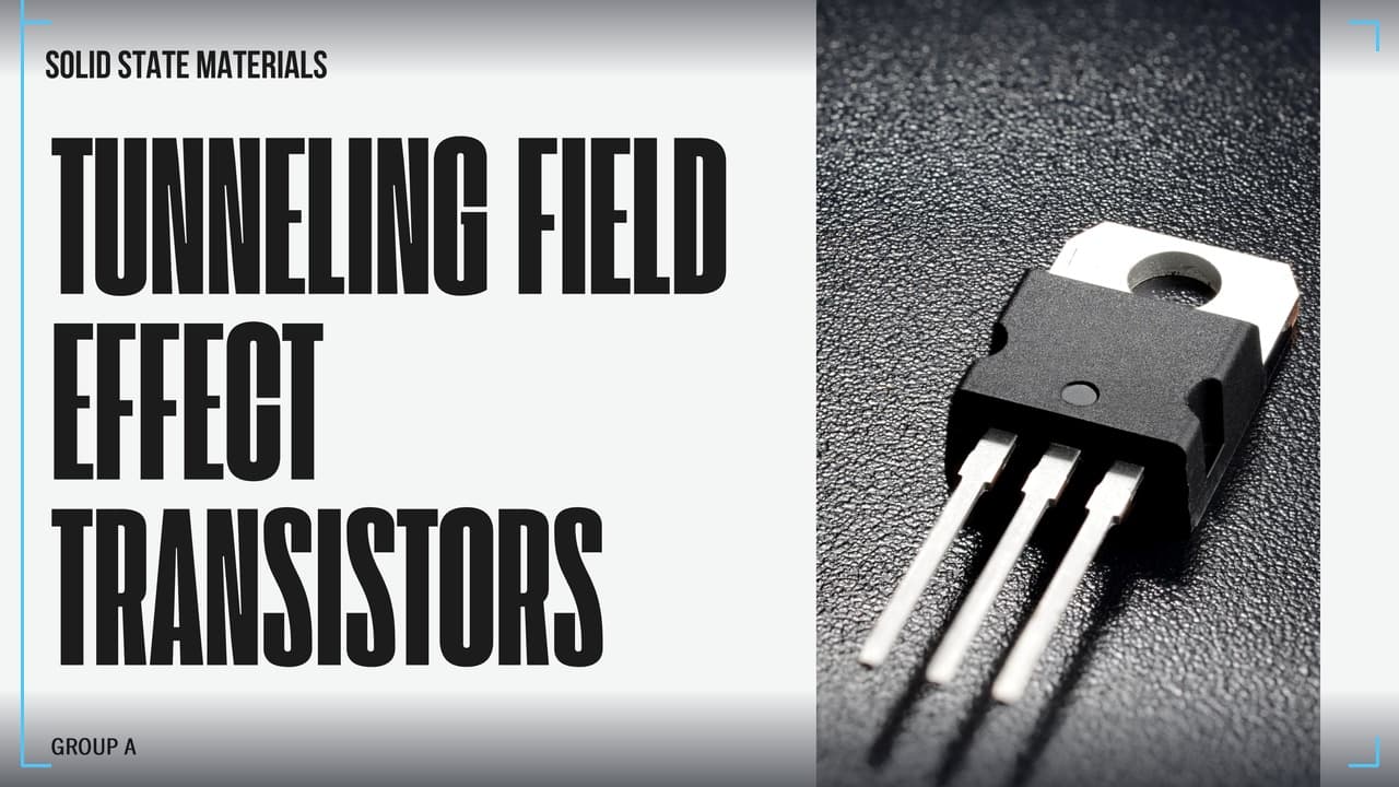 Quantum Mechanics of Tunneling Field Effect Transistors
