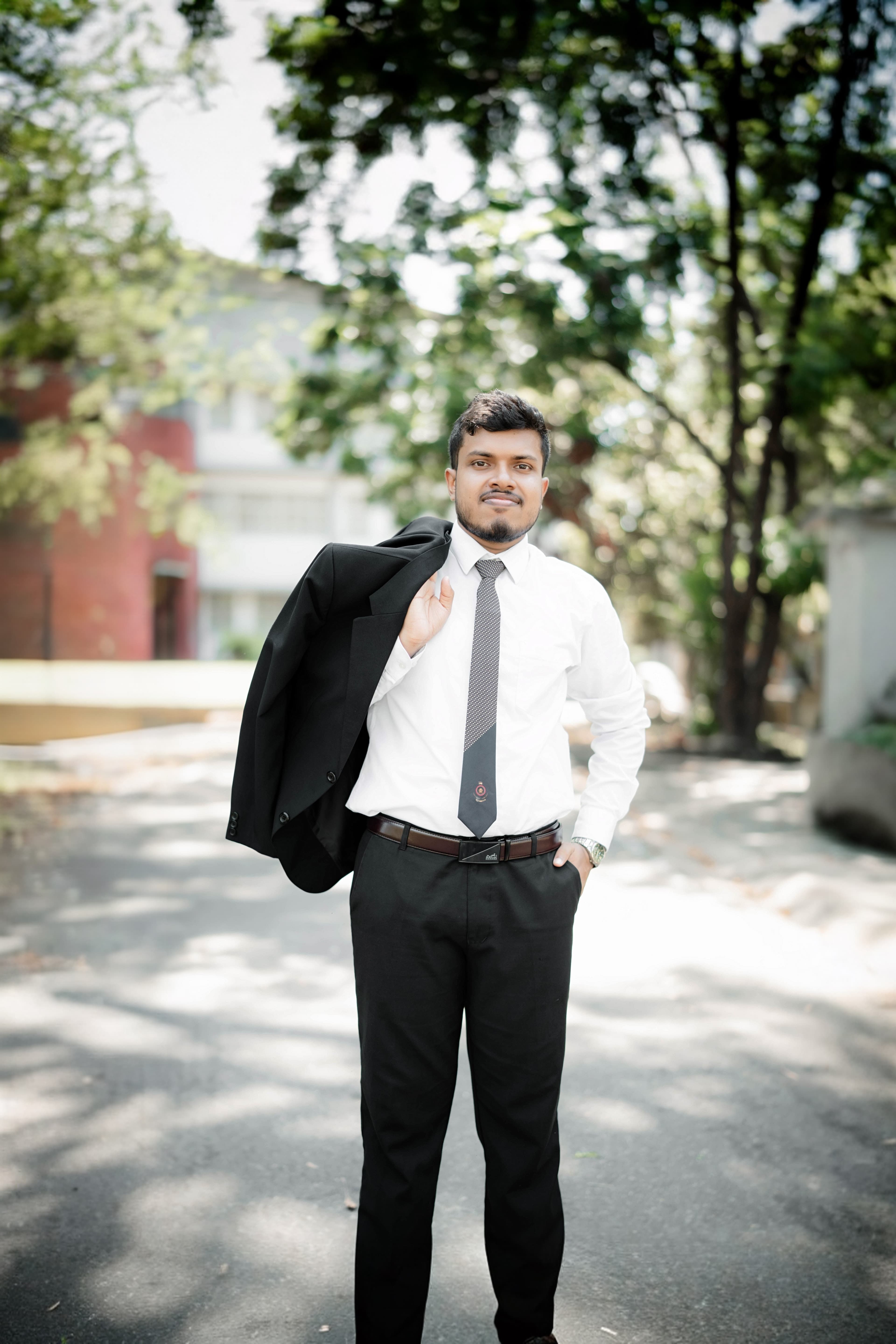 Sandun Premakumara on University of Moratuwa campus